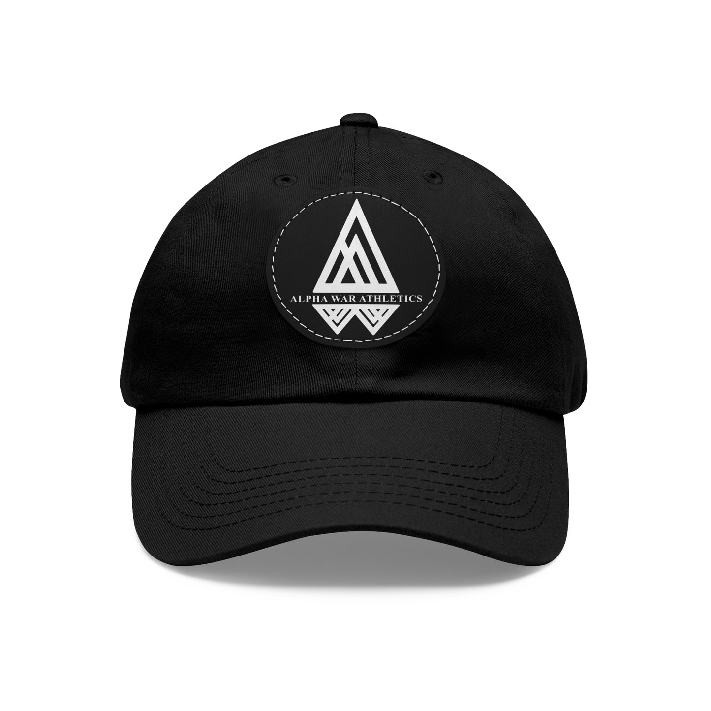 Alpha War Athletics Dad Hat with Leather Patch