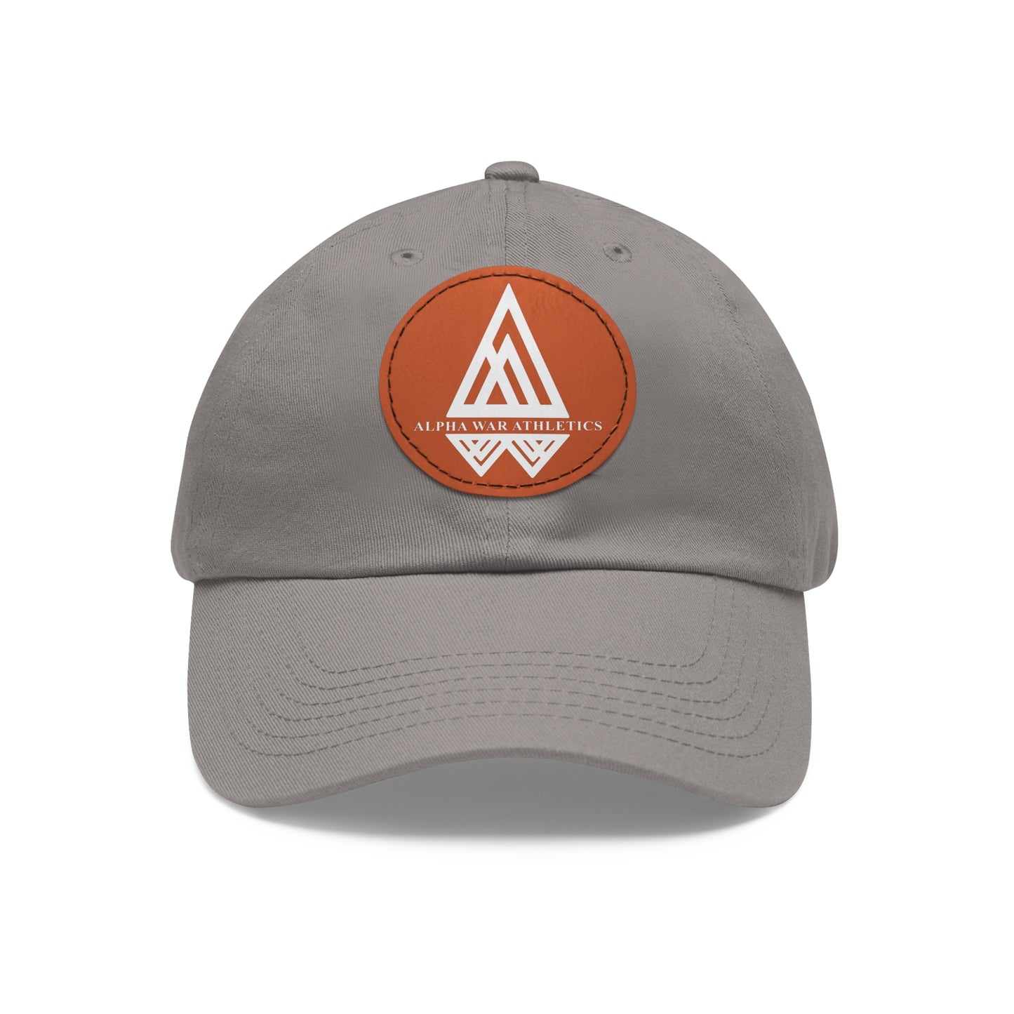 Alpha War Athletics Dad Hat with Leather Patch