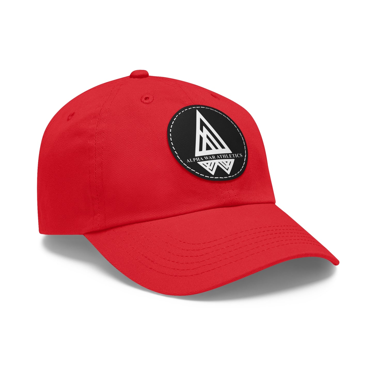 Alpha War Athletics Dad Hat with Leather Patch