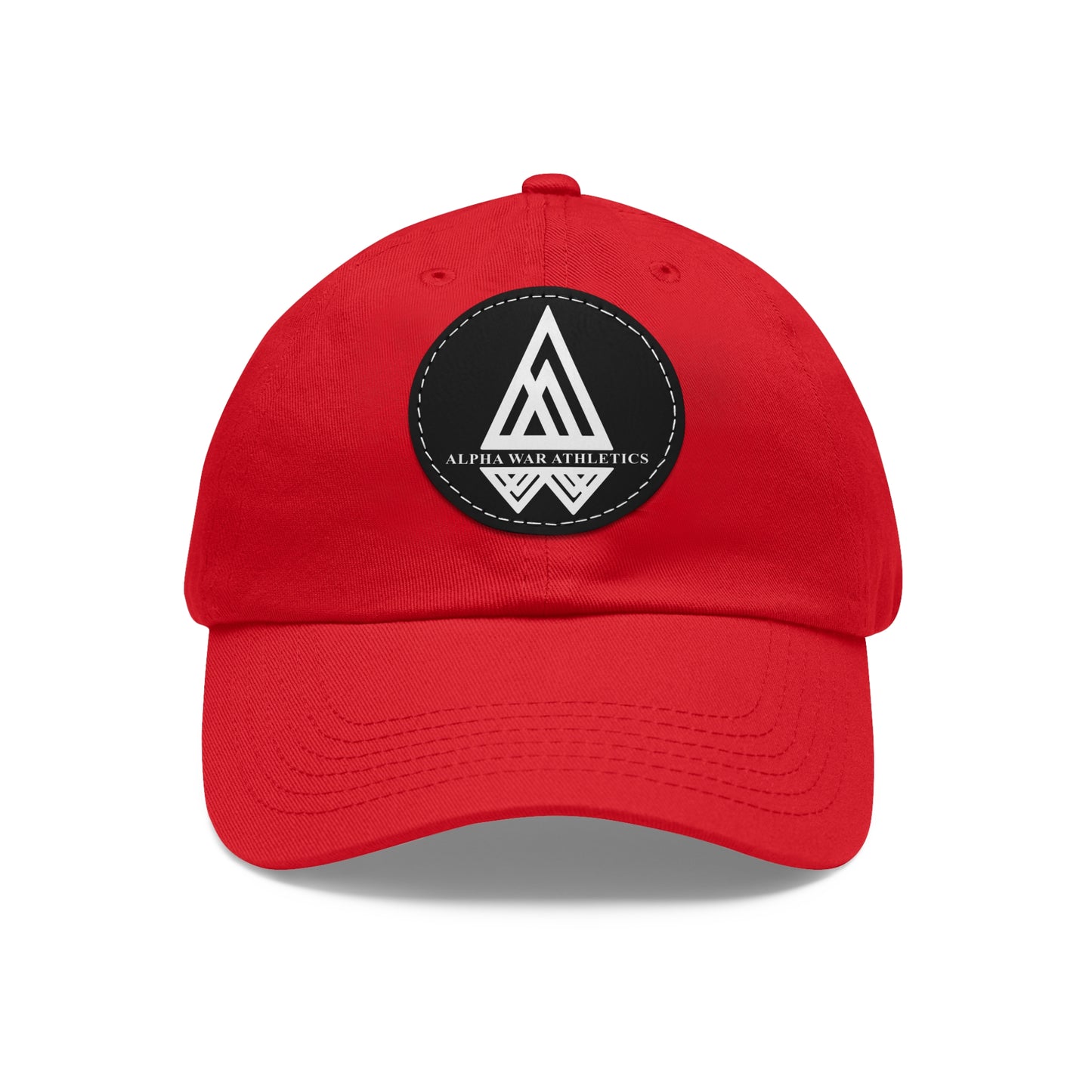 Alpha War Athletics Dad Hat with Leather Patch