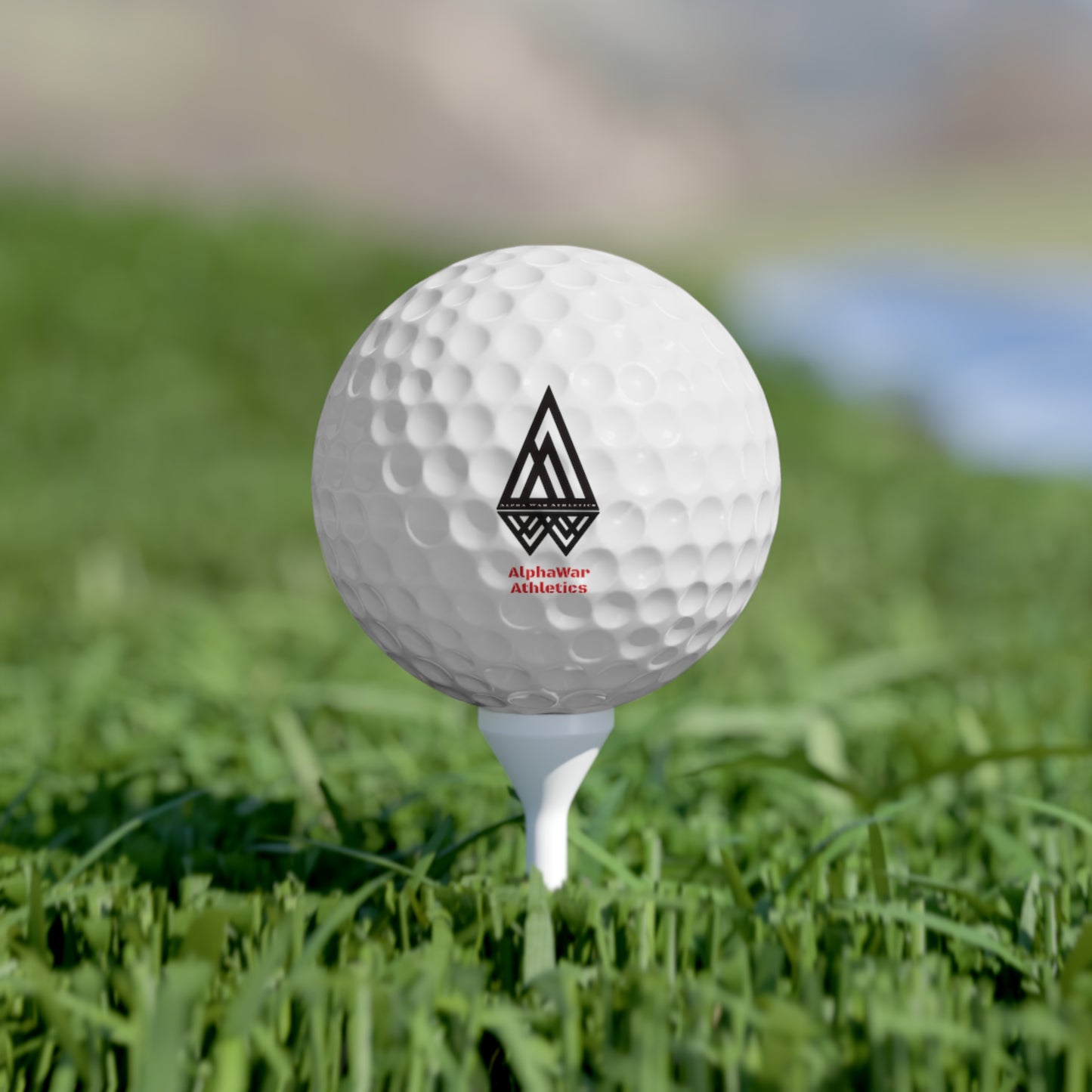 Alpha War Athletics Golf Balls, 6 pack