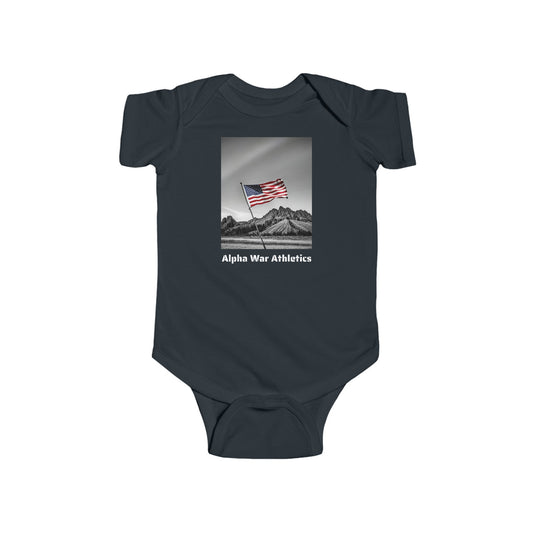 Alpha War Athletic Freedom Infant Fine Jersey Bodysuit