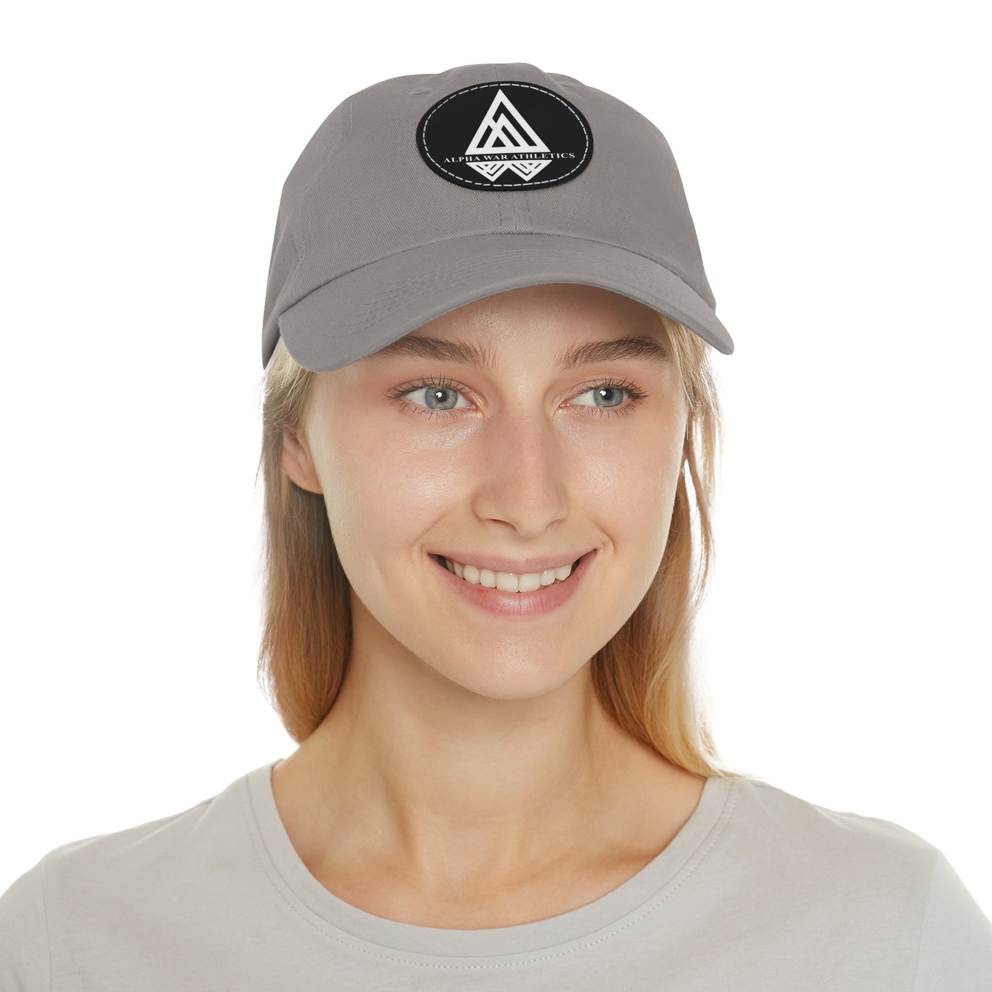 Alpha War Athletics Dad Hat with Leather Patch