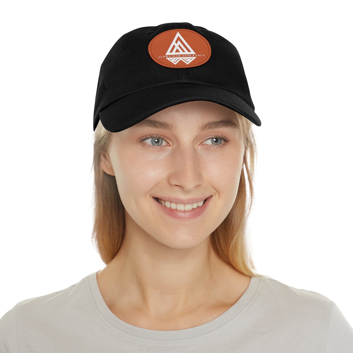 Alpha War Athletics Dad Hat with Leather Patch