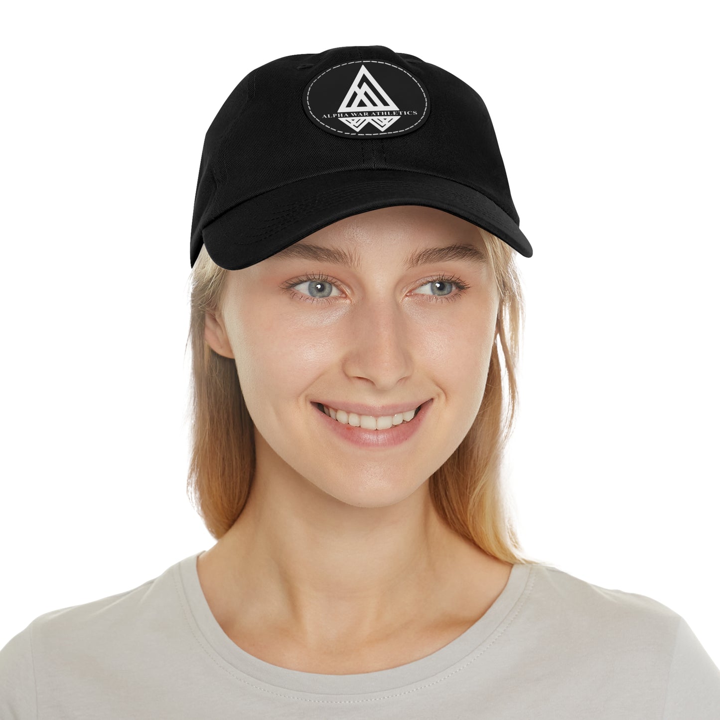 Alpha War Athletics Dad Hat with Leather Patch