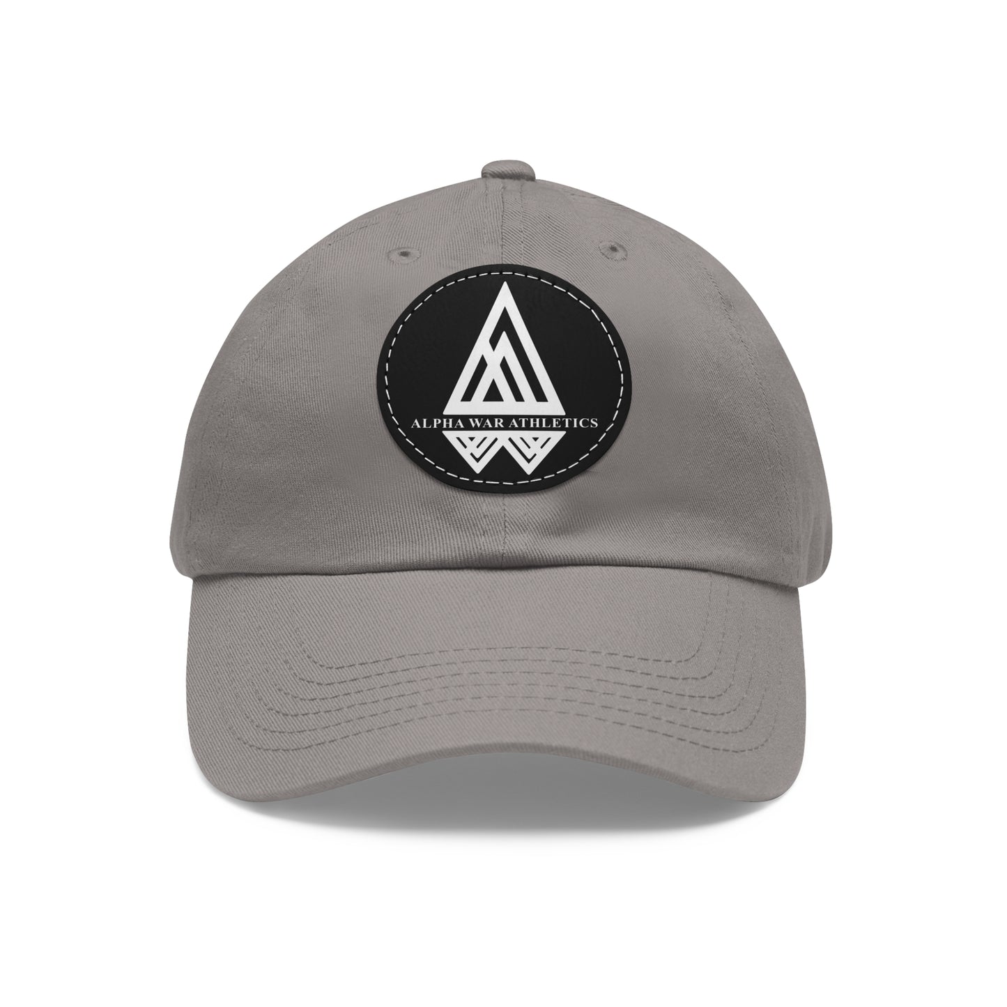 Alpha War Athletics Dad Hat with Leather Patch