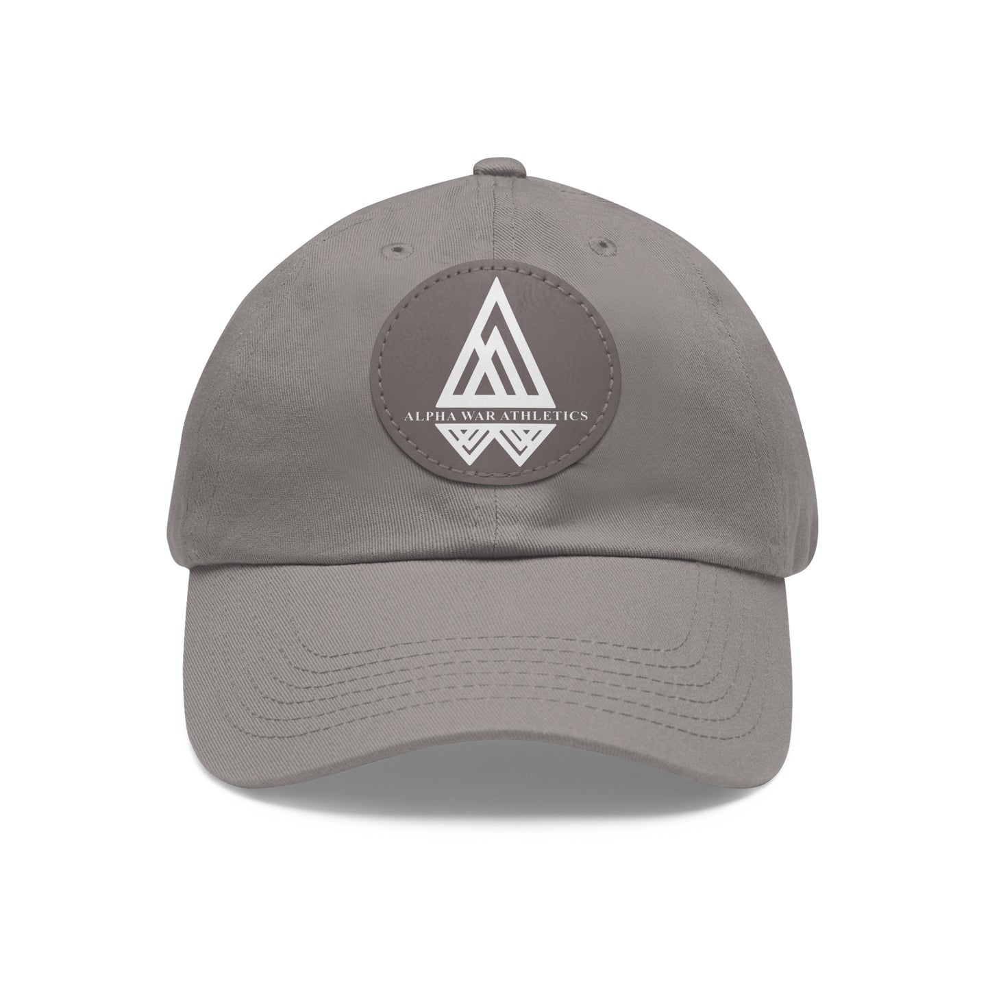 Alpha War Athletics Dad Hat with Leather Patch