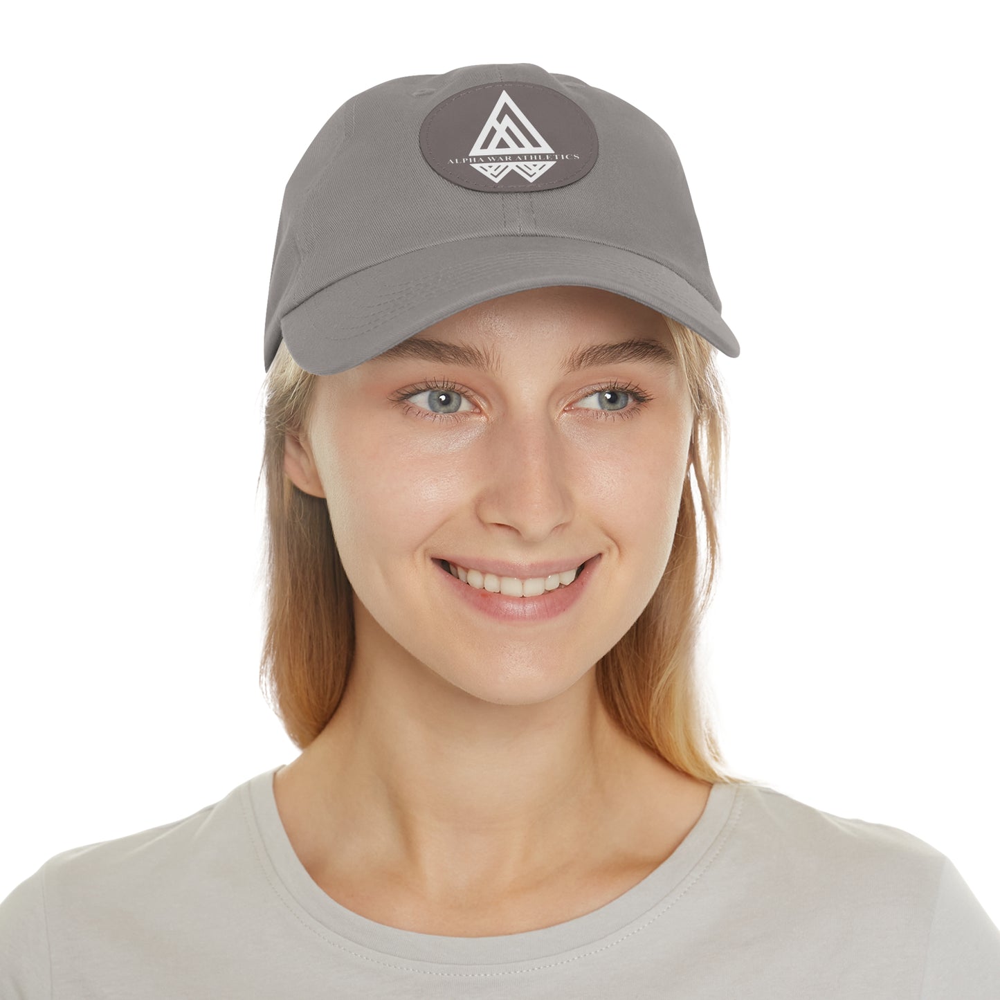 Alpha War Athletics Dad Hat with Leather Patch