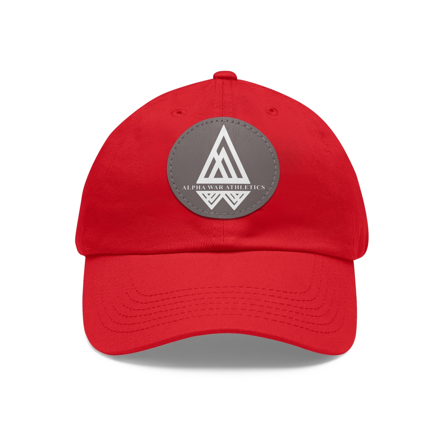 Alpha War Athletics Dad Hat with Leather Patch