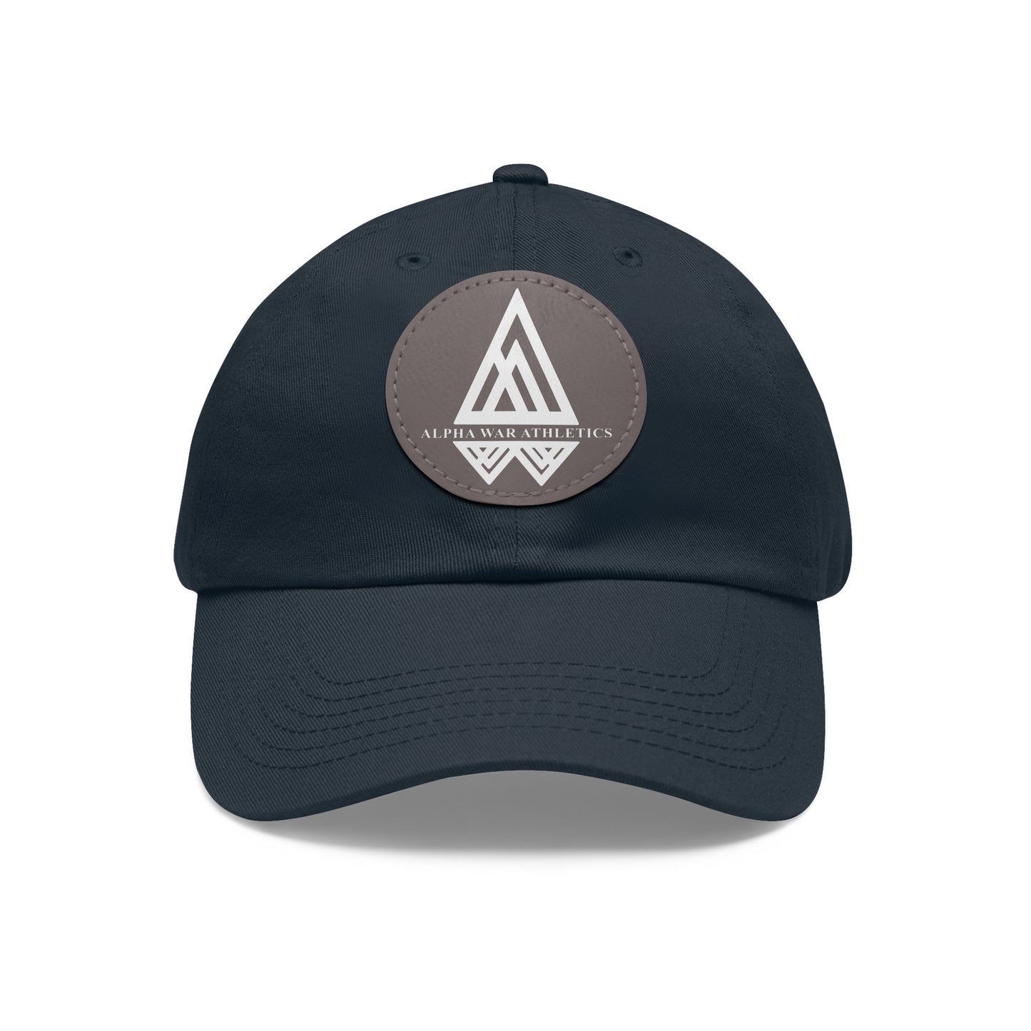 Alpha War Athletics Dad Hat with Leather Patch