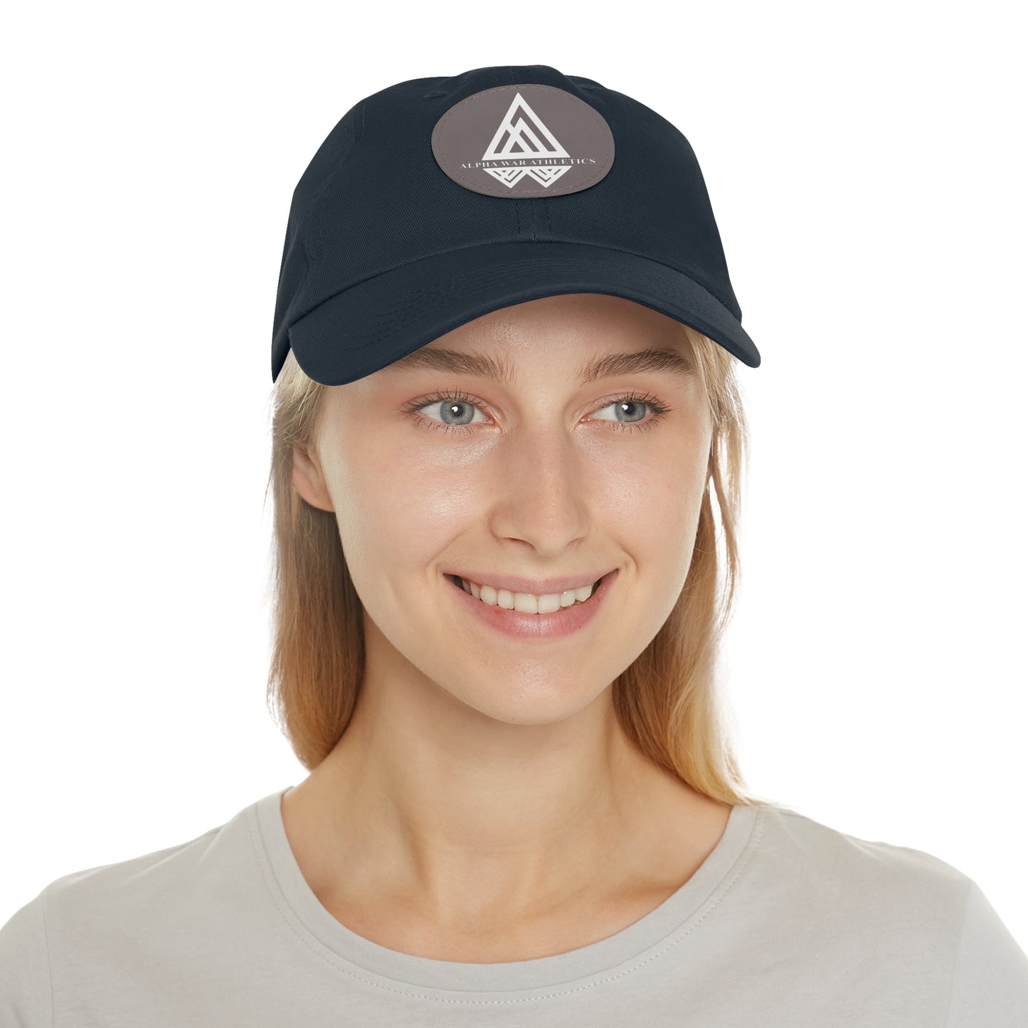 Alpha War Athletics Dad Hat with Leather Patch